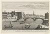 Collection of approximately 110 etched and engraved views of Italy.